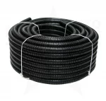 Imagen de manguera corrugada color negro.