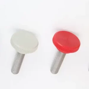 Imagen de una perilla de cabeza redonda con una forma circular y una superficie lisa.